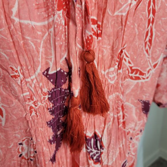 AVENUE Kara Crush Midi Dress Pink Royal Blooms NWT Plus Size 20W - Picture 6 of 11